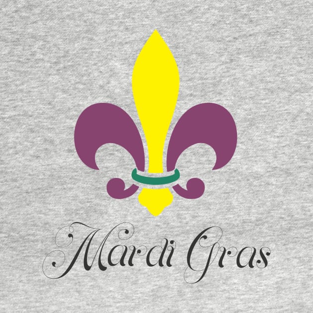 Mardi Gras Fleur-De-Lis by TeeBunny17